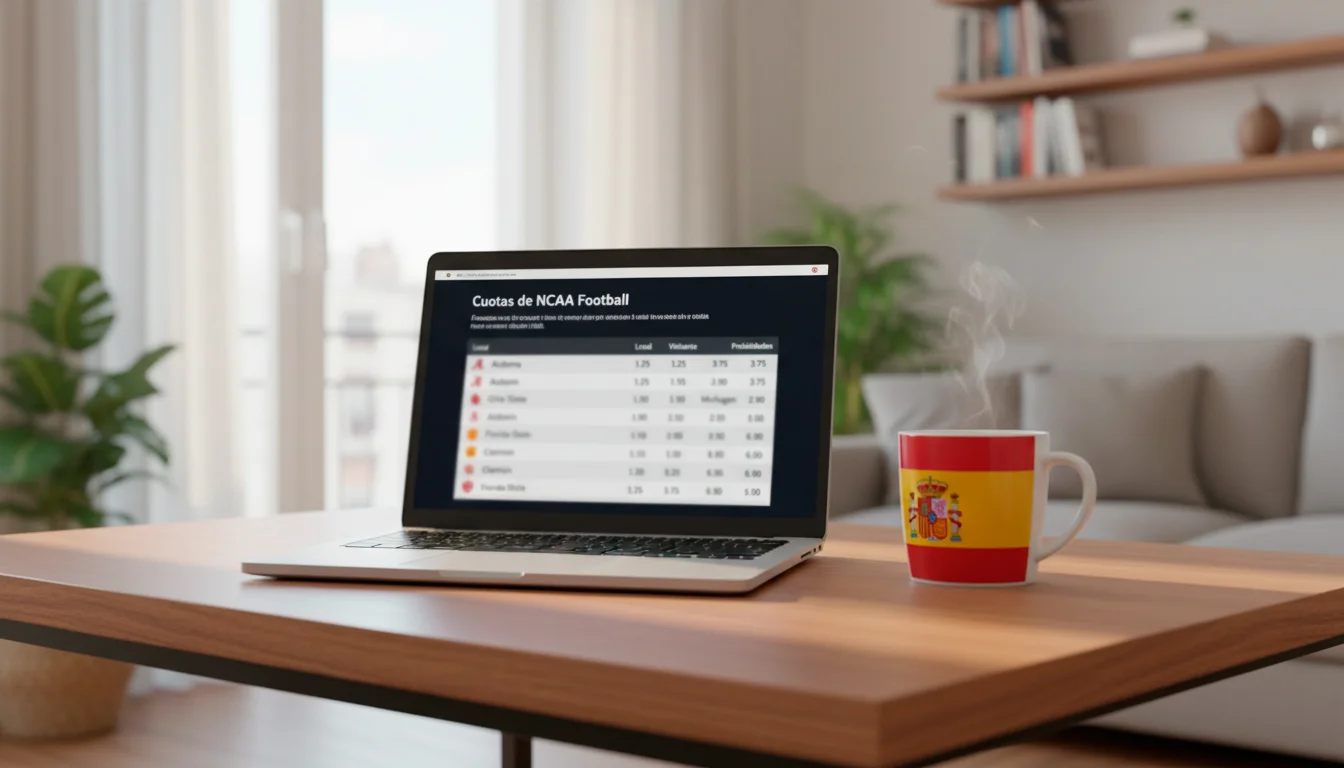 Cuotas de NCAA Football en España: Formato Decimal, Comparación y Dónde Encontrarlas