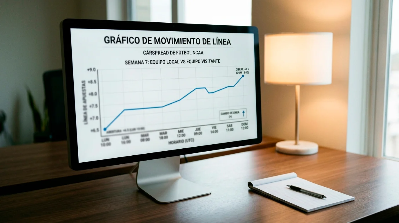 Movimiento de Líneas en NCAA Football: Qué Mueve el Spread y Cómo Interpretarlo